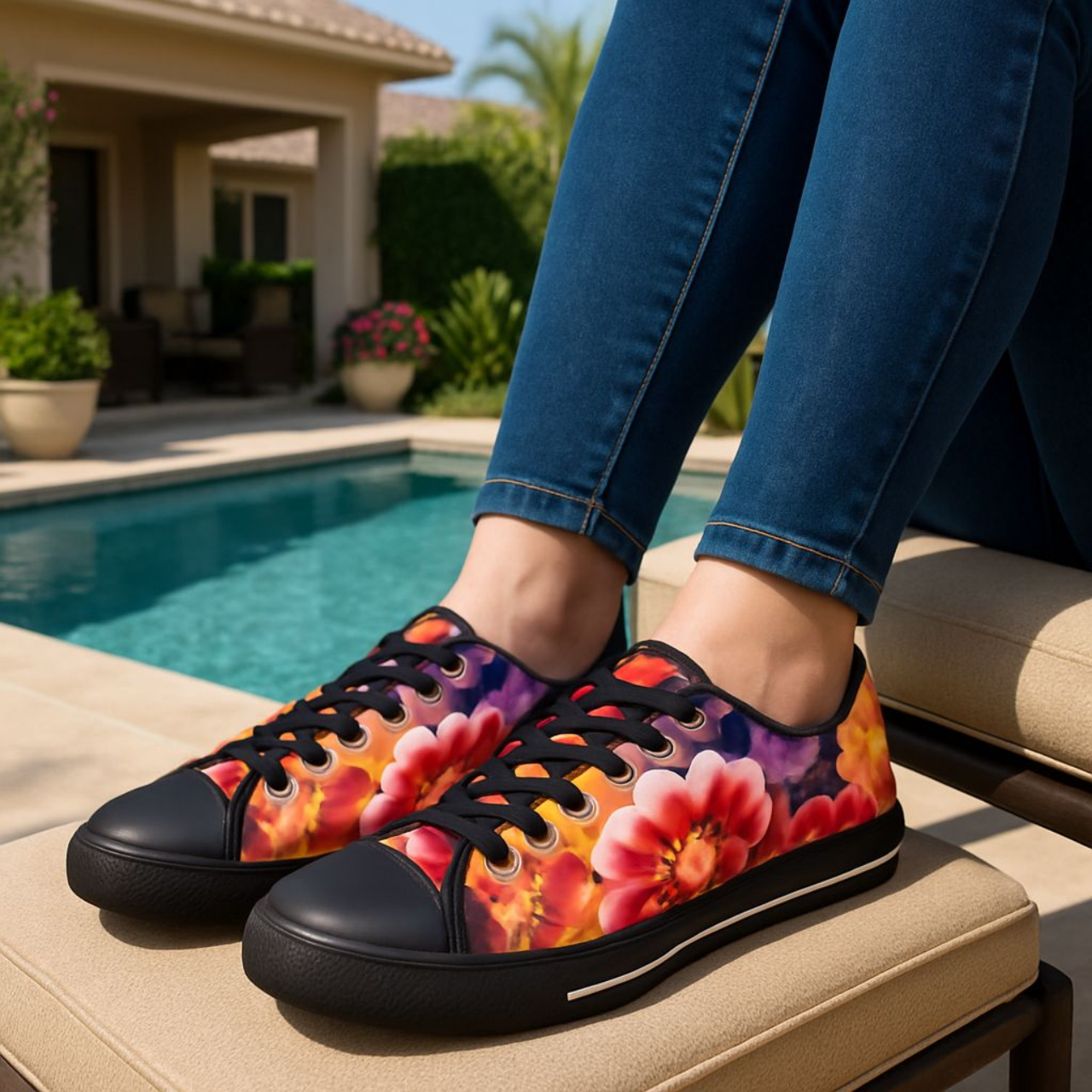 Floral Sneakers