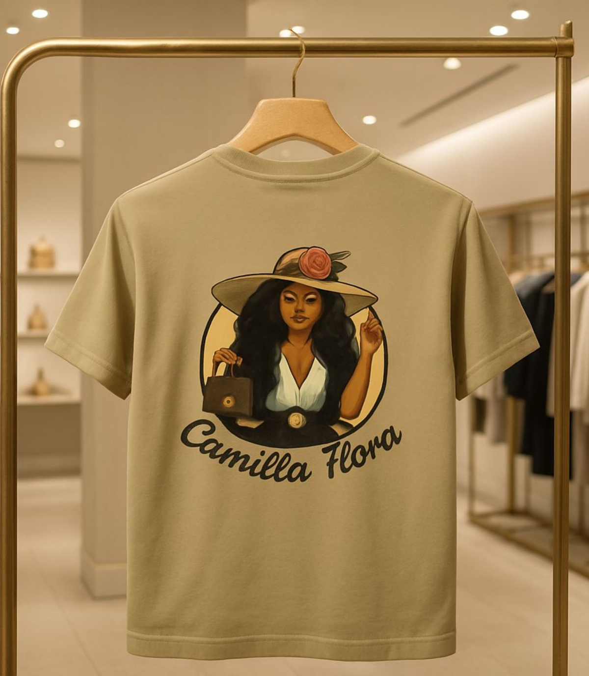 Luxurious T-Shirt {Back view}